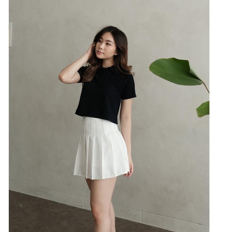 Terupdate CJ7HL Jisoo Crop Top / Crop Top Wanita 47 Terbaru