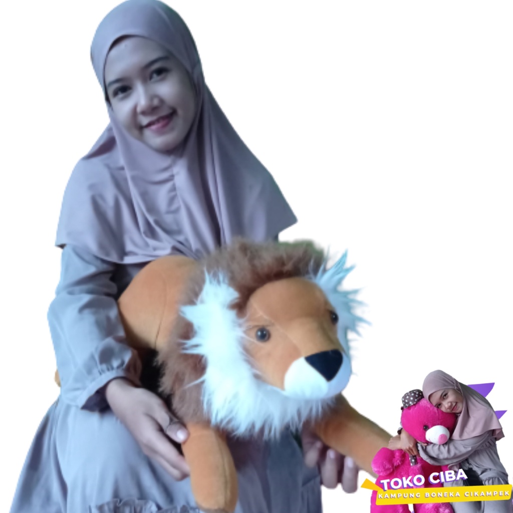 Boneka Bayi Singa Olimpico Boneka Singa Jumbo Boneka Singa Beranak Boneka Singa Ukuran Sedang Boneka