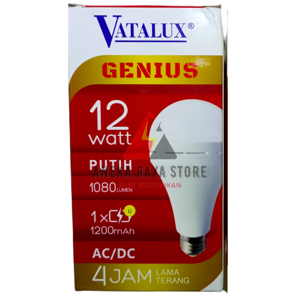 LAMPU LED EMERGENCY VATALUX 12 WATT