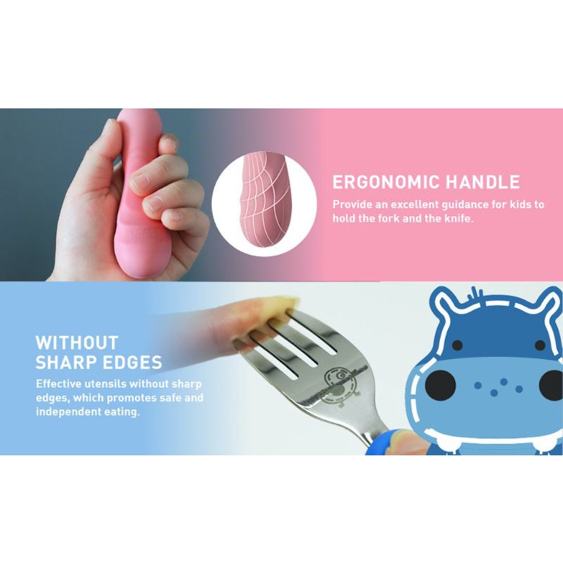 Marcus &amp; Marcus Easy Grip Spoon &amp; Fork Set