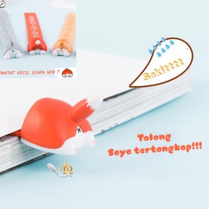 

Pembatas Buku Unik / Bookmark Edisi Ekor Animals Imut Lux Limited