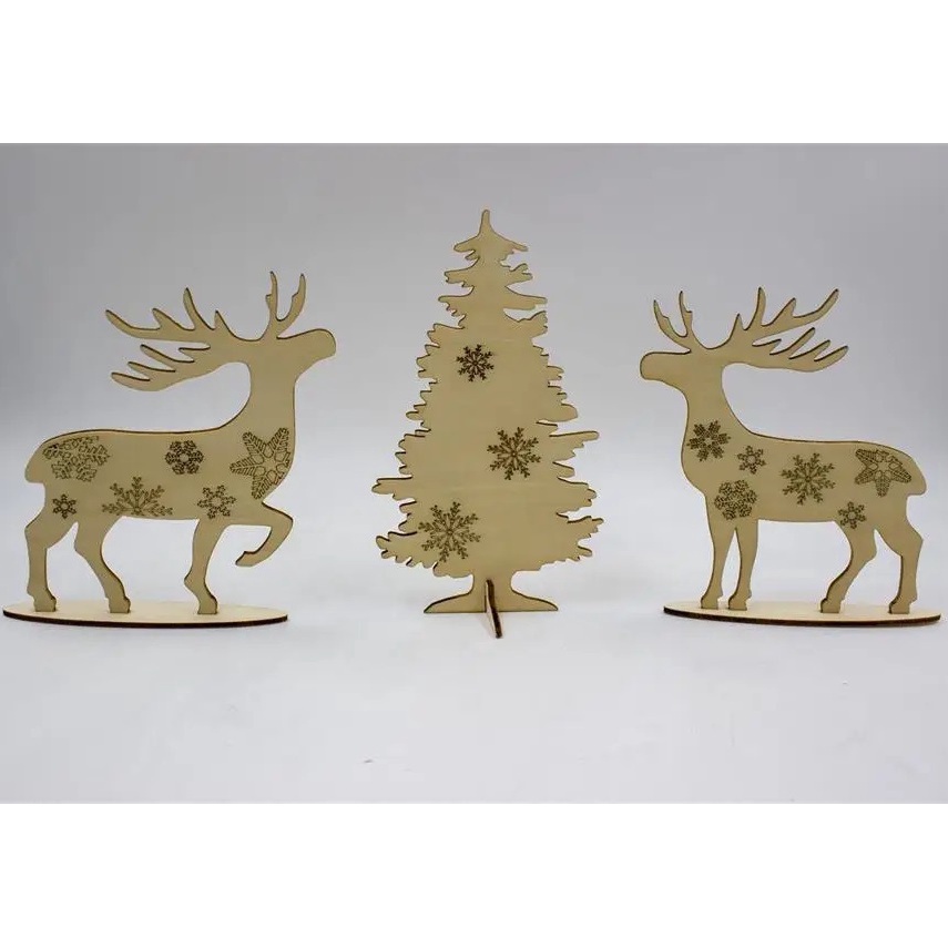 Pajangan Rusa Tema Natal