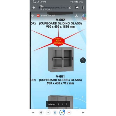 lemari arsip vip sedang