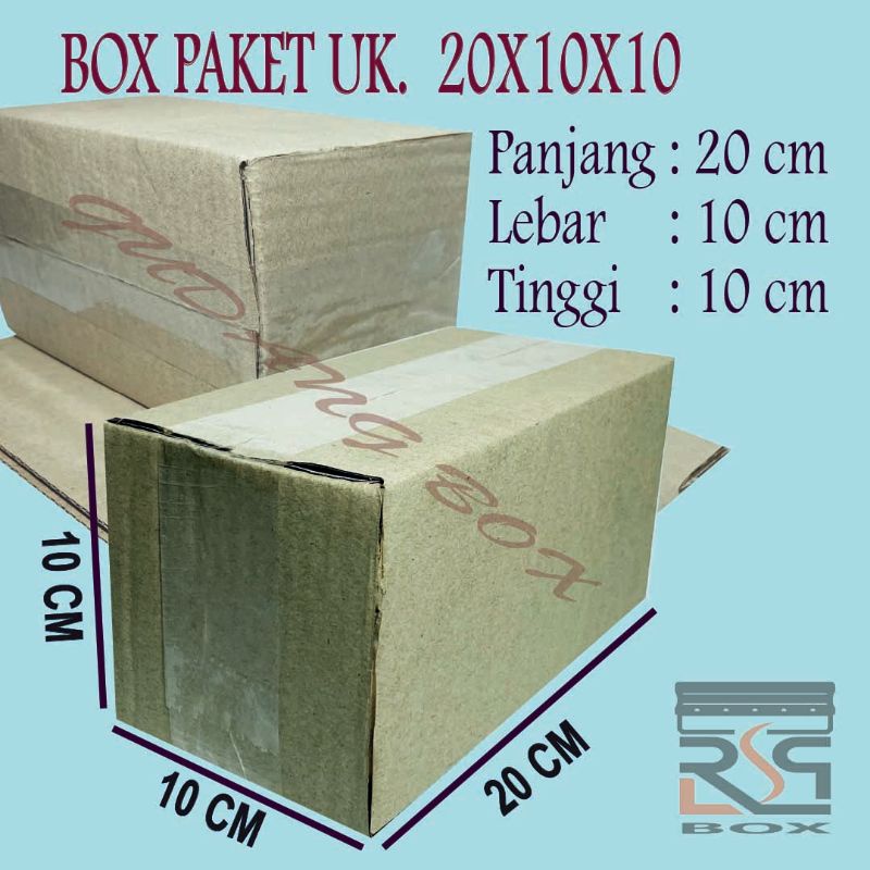 

Kardus packing uk. 20x10x10 cm Box online murah packaging