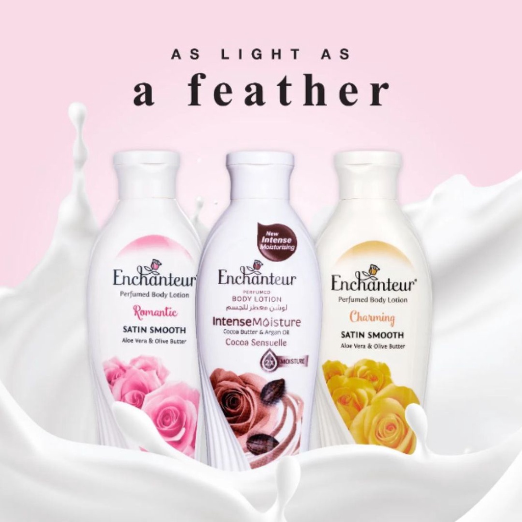 ★ BB ★  Enchanteur Perfumed Body Lotion 100ml - 400ml