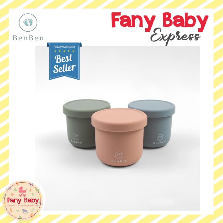 BENBEN SILICONE BABY FOOD STORAGE 250ML