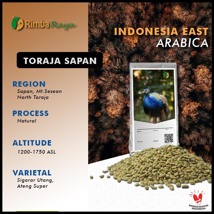 

Arabica Green Bean Toraja Sapan Natural Process