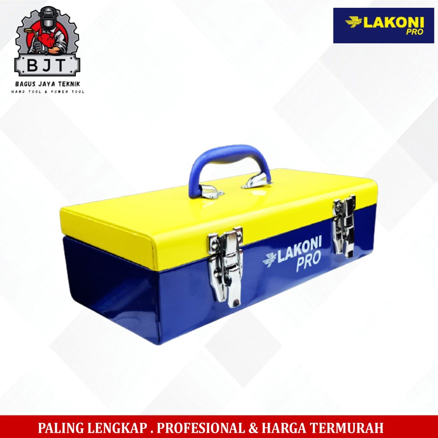 LAKONI PRO Metal Toolbox 1 Susun Tool Box Besi Tempat Perkakas