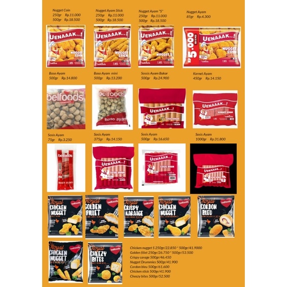 

Belfoods kemasan usahan