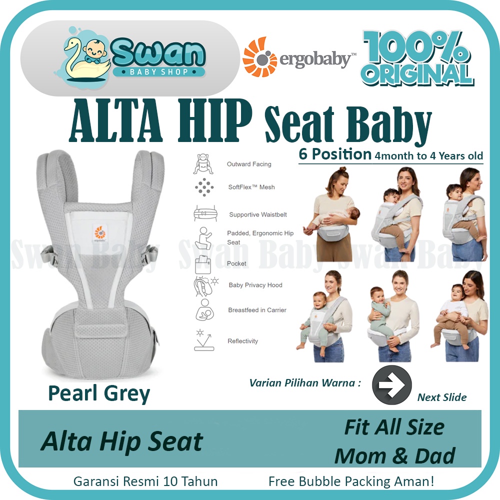 Ergobaby Alta Hip Seat Baby Carrier
