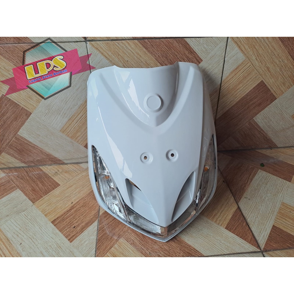 Cover Body Depan Mio Smile &amp; SEN Lampu Senyum Warna Putih Termurah