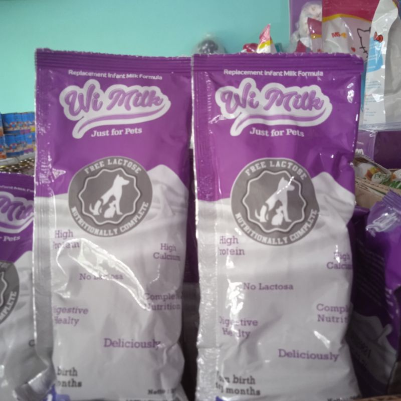 Susu Kucing Kitten Adult Anjing Puppy Adult Wi Milk Sachet