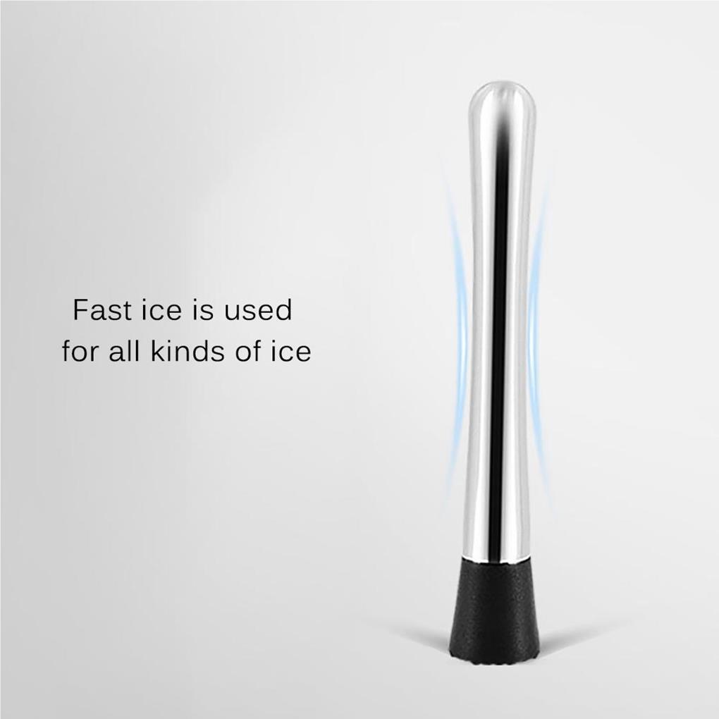 Home Use Stainless Steel Muddler Bar Mixer Stirrer Cocktail Penghancur Es Buah