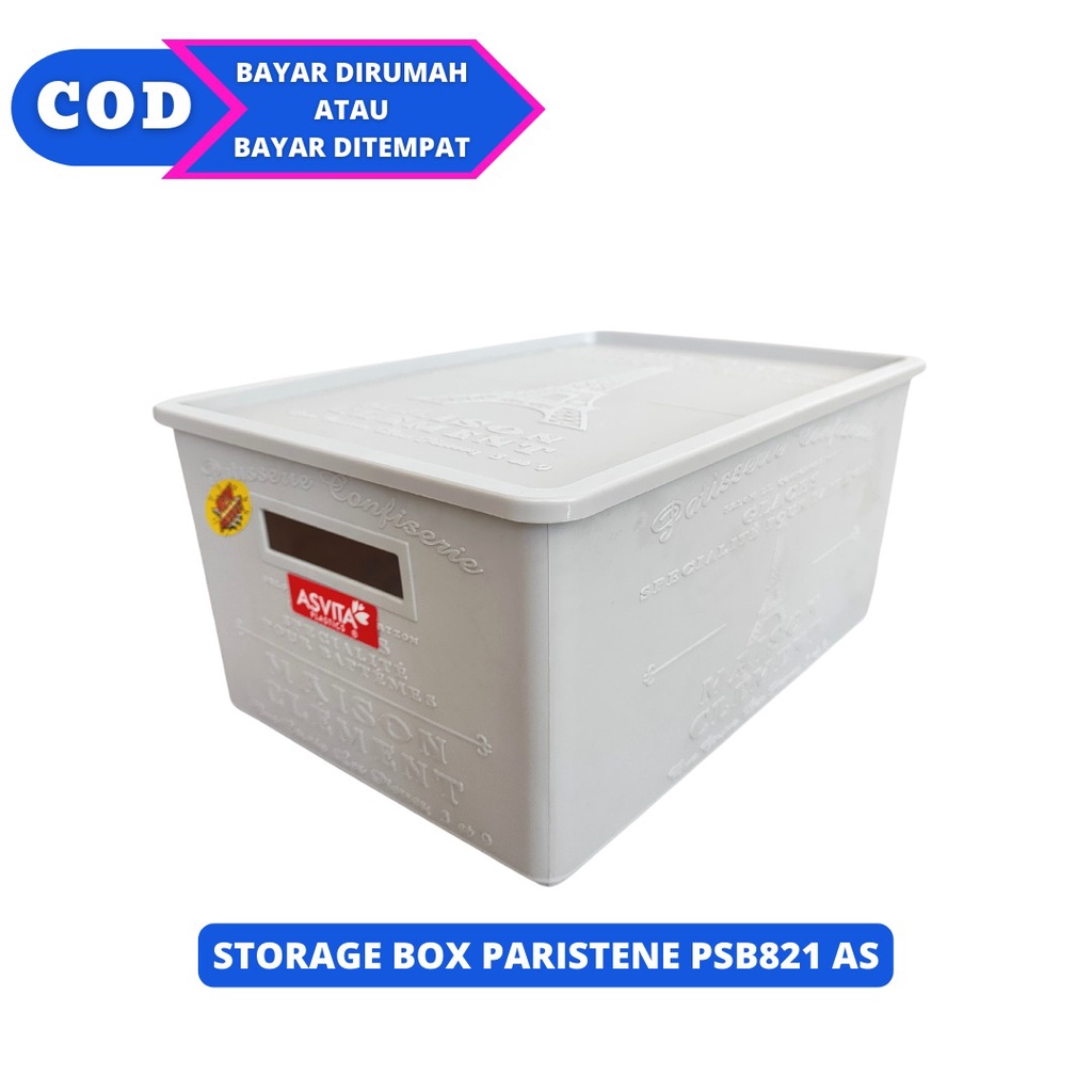 Box Keranjang Plastik Merk ASVITA PARISTENE Type PSB821