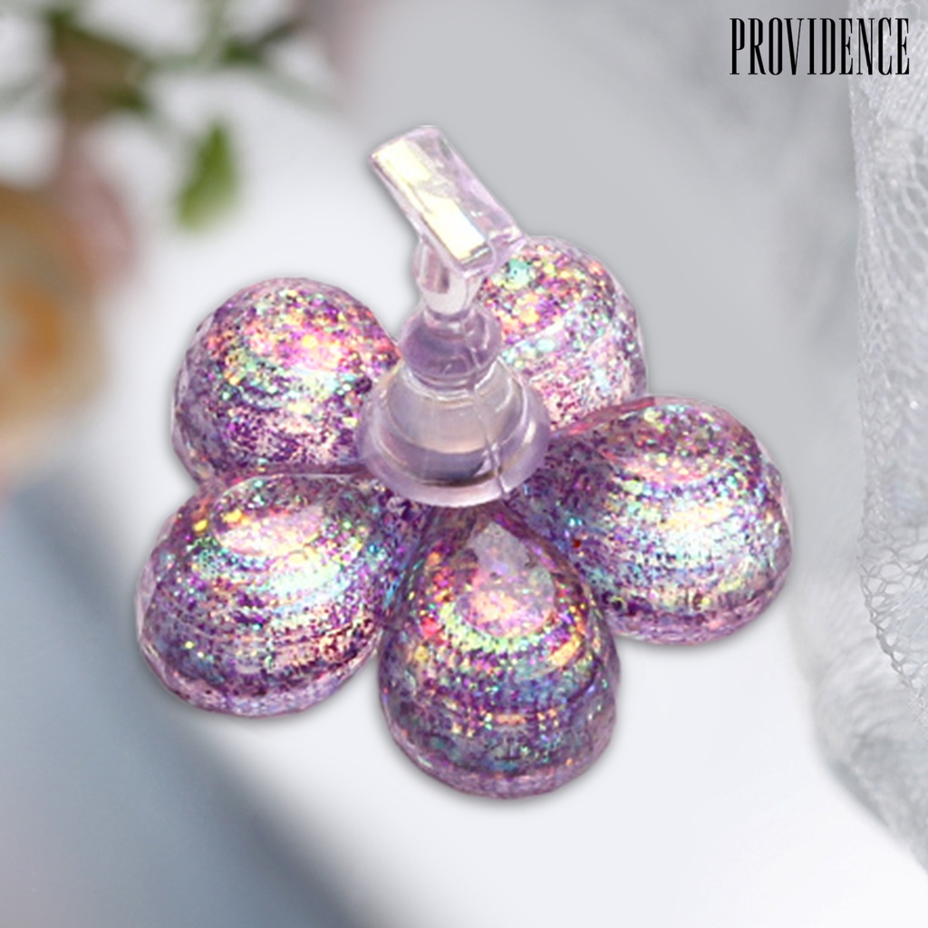 Providence 1 Set Stand Holder Kuku Palsu Bahan Resin Untuk Display / Latihan Nail Art DIY