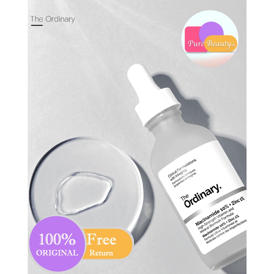 THE ORDINARY Niacinamide 10% + Zinc 1% Clear Brighten Smooth ❤ 100% Original ❤