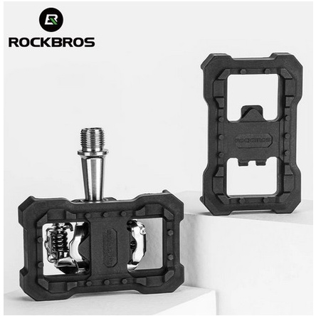 ROCKBROS Adaptor Pedal Cleat Sepeda MTB ke Flat Clipless Adapter SPD - Cleat mountain pedal adapter