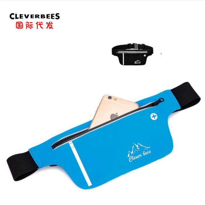 Sporty Tas Pinggang Tas Hiking / Outdoor Bahan Kuat Prakits Clever Bees