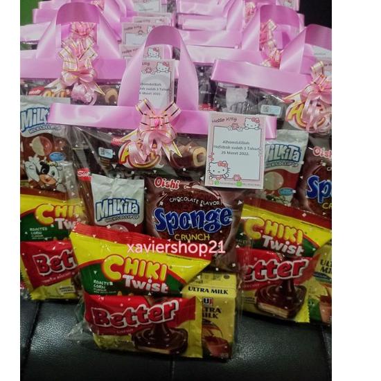 

Terdepan--Paket Snack Ulang tahun anak KOMPLIT MURAH / FREE CARD / Goodie bag ultah