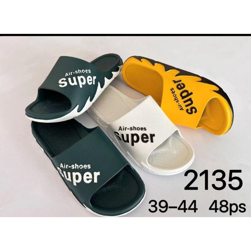 Sandal Slip On Karet Pria l Sendal Slide Laki-laki EVA Empuk Seven Star 2135