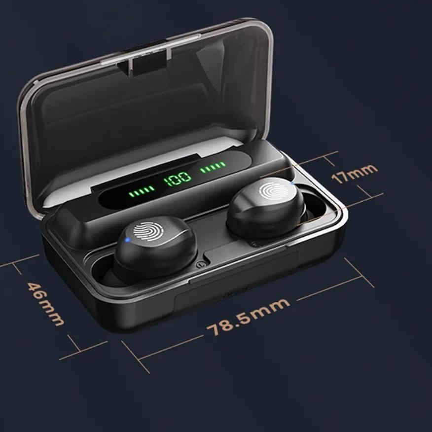 Terbaik REMAX TWS-43 BLUETOOTH EARBUDS TRUE STEREO AND 1200MaH POWER BANK WITH DIGITAL DISPLAY 