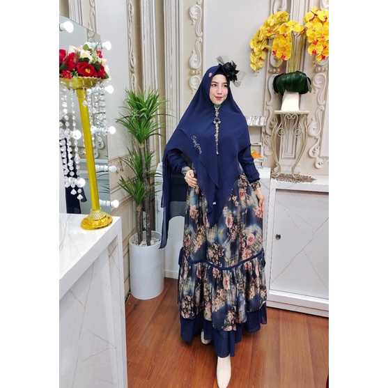 SET SYARI original by SYAFEERA syari~Stelan syari gamis ori