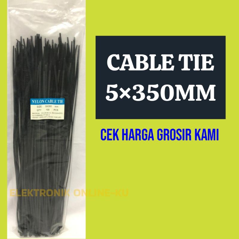 CABLE TIE 5×350MM (100PCS)