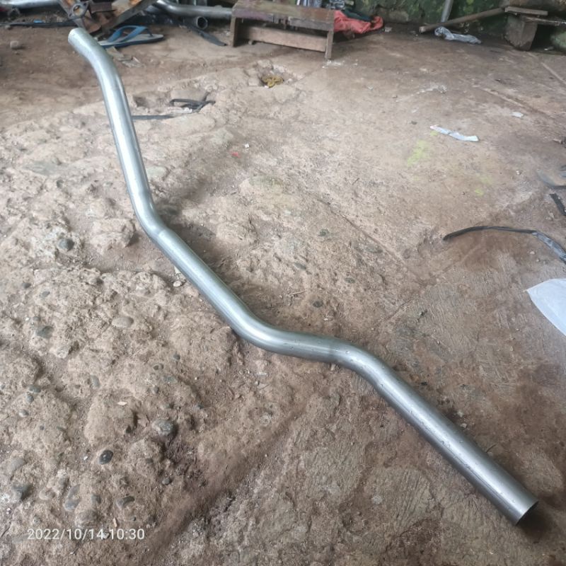 pipa bahan frame custom goped otoped scooter skuter single arm LETTER S saja