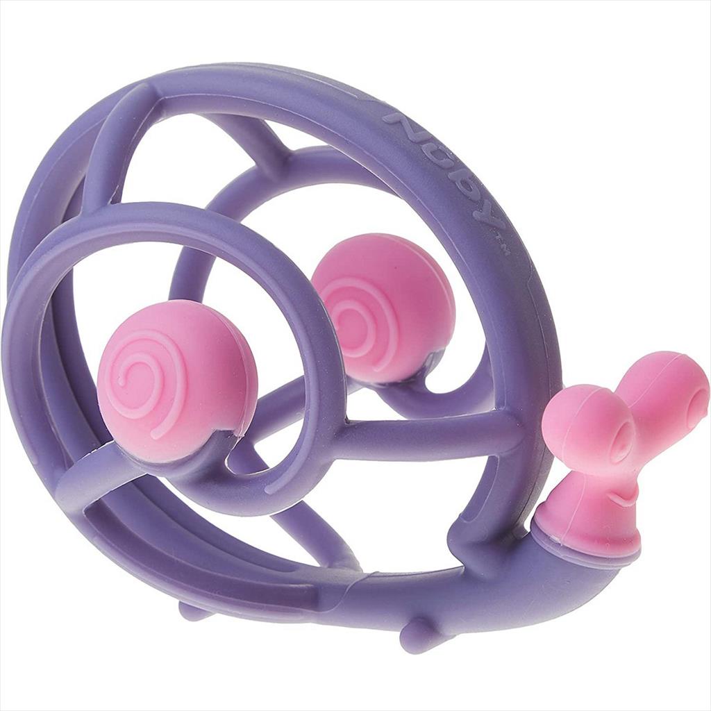 NUBY Chewy Chump Chums Snail Soothing Teether Gigitan Bayi