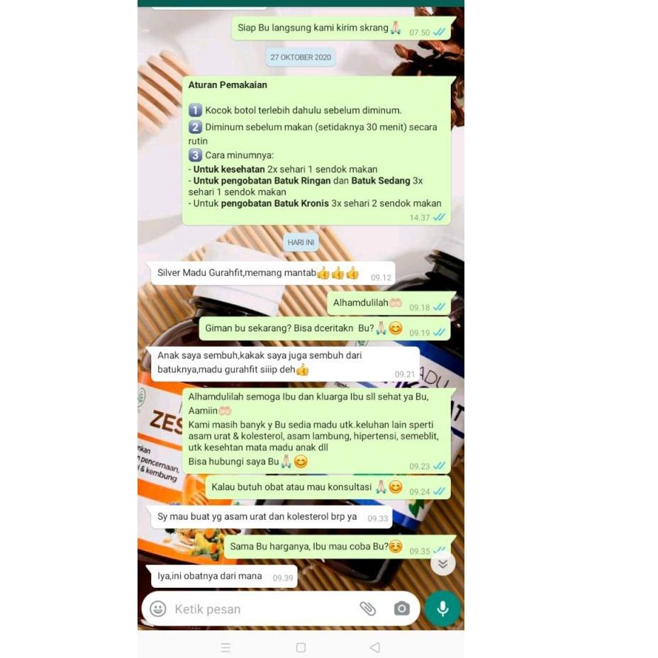 

FREE ONGKIR!PASTI ASLI MADU GURAH FIT ASLI ORIGINAL ORI TIDAK Beli 2 Gratis 1 Herbal GURAHFIT Obat Sakit Batuk Asma Sesak Nafas Bronkitis Paru Paru|RA7