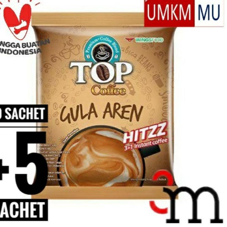 

Max Sale--Top Coffee - Gula Aren ( 1 renceng = 10 + 5 sachet)