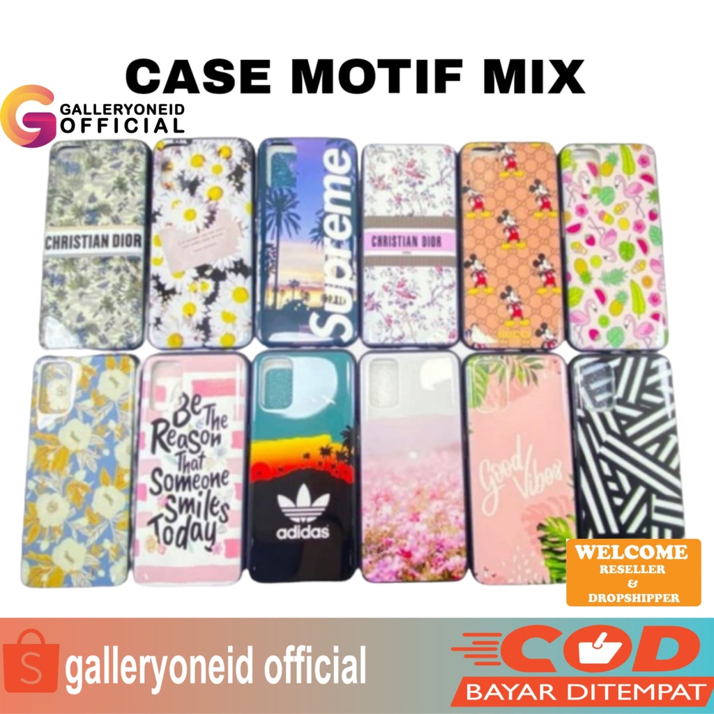 Soft Case Motif Mix Oppo A52 A92 A91 F15 Reno 3 5 Casing Hp Gambar