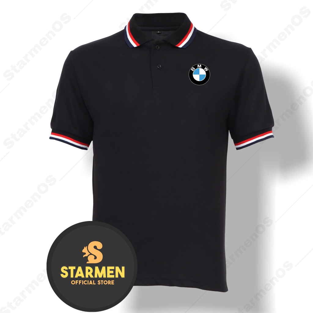 Kaos Polo Shirt Pria Kerah Logo BWVV