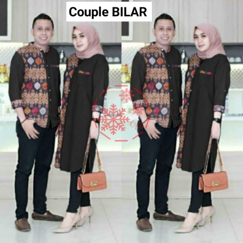 CP BILAR BATIK, COUPLE PASANGAN, MOSCREPE BATIK, GAMIS HIJAB MUSLIM, DRESS MAXY