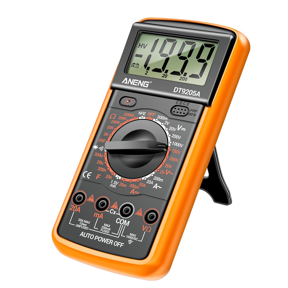 ღ[IN STOCK/COD]ღ AC/DC DT-9205A Digital LCD Multimeter Ammeter Resistance Capacitance Tester Pen