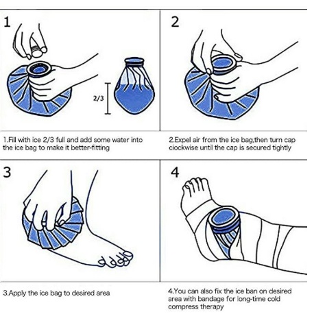 H1028 Water Bag / Kantong Kompres Demam / Kantong Kompres Es Dingin Panas