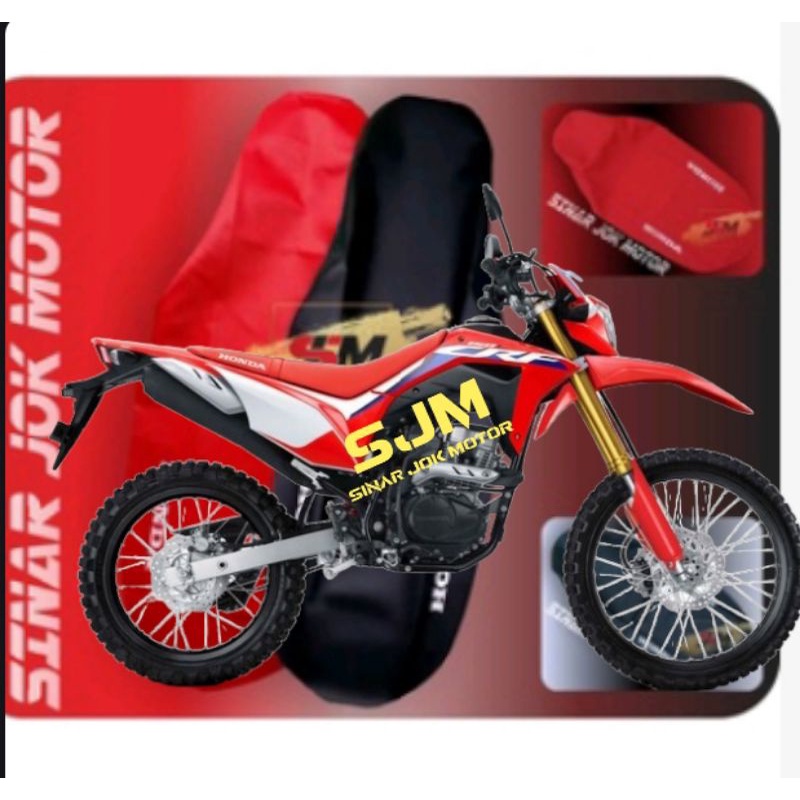 kulit  jok HONDA CRF 150 L Free SABUK