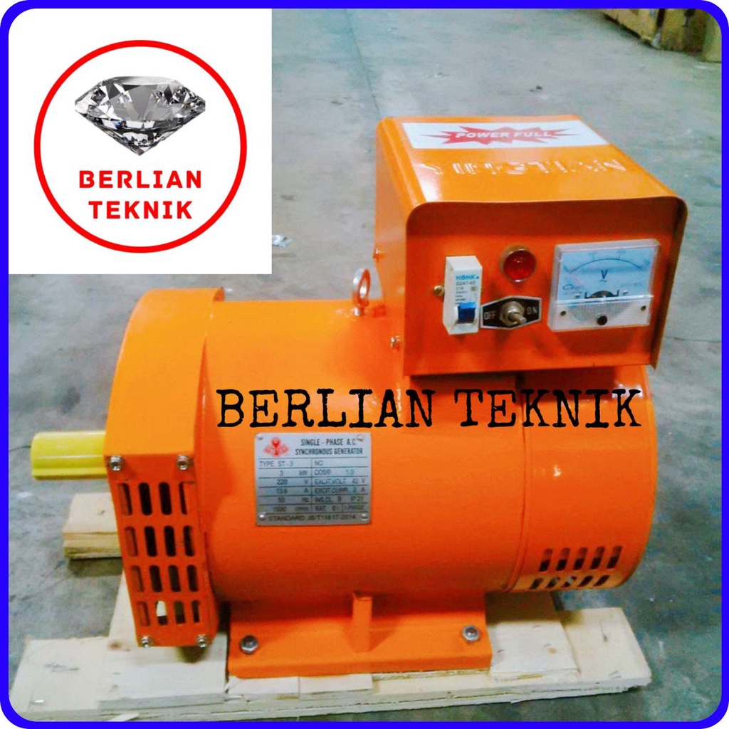 Dinamo Alternator Tembaga Yingtian STC 20 KW 3 Phase