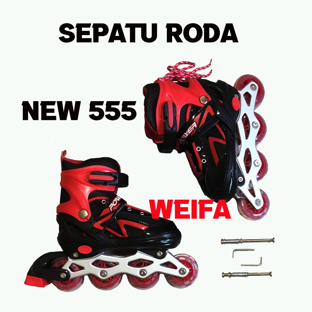 Promosi!!! Sepatu Roda Anak POWER Inline Sketa/Bajaj Free Baud , Kunci L