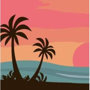 

DIY Painting Paint By Numbers Canvas Lukis Beachside 20*20 cm Framed