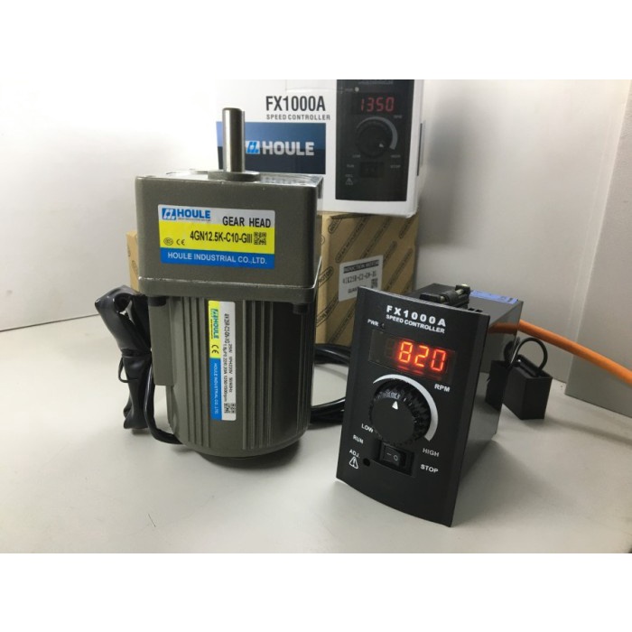 Motor Listrik Speed Control Motor Gearbox 25W 220V 1 Phase - Gear Head Controller