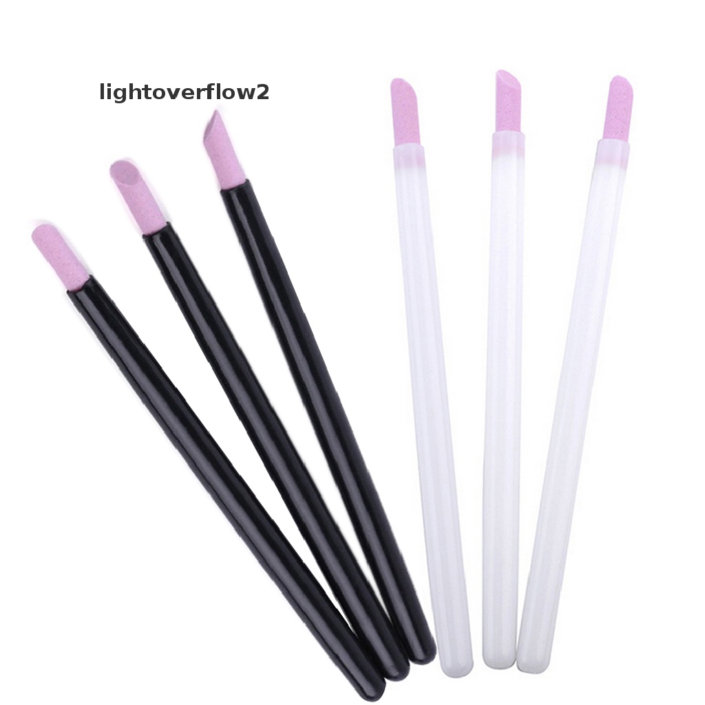 (lightoverflow2) Pen pusher / Pendorong Kutikula Bahan alloy Untuk manicure (ID)