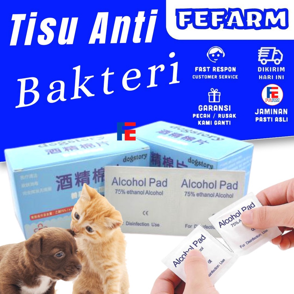 TISSUE BASAH HEWAN TISU BASAH KUCING ANJING FEFARM