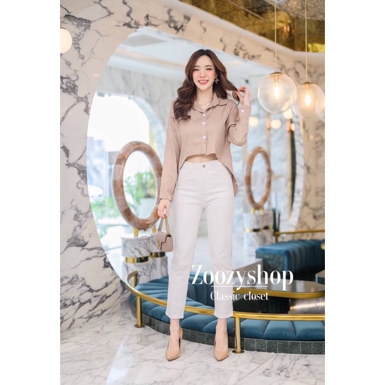 ATASAN ZOOZY MODEL KEMEJA LENGAN PANJANG/BLOUSE BANGKOK (BJZY334)