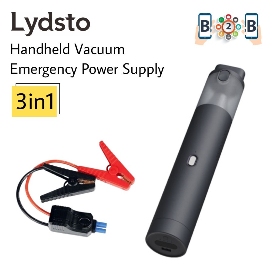 Lydsto Mini Handheld Vacuum Cleaner Powerbank Jumper Aki Mobil