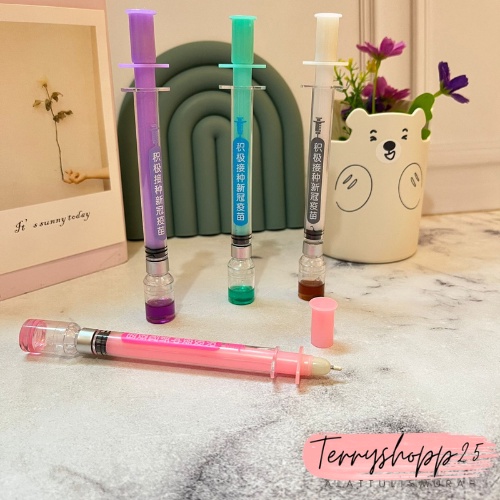 

Pulpen Gel Model Suntikan Vaksin Pen Gel Suntikan Bisa Dimainkan Lucu