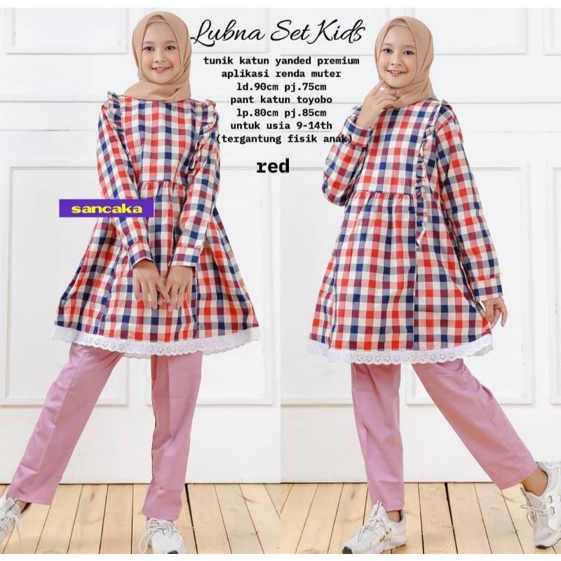PROMO CLEREANCE SALE LUBNA SET KIDS
