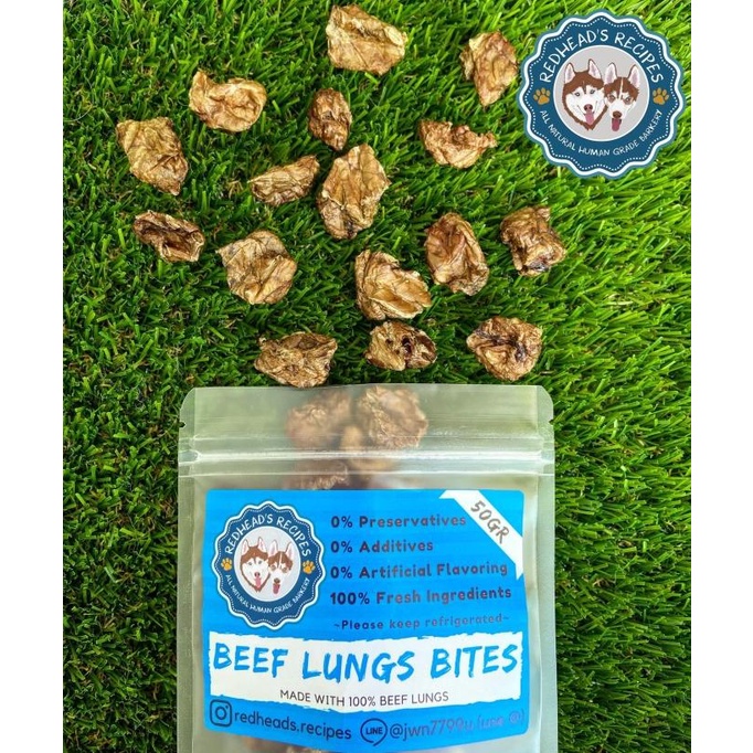 

[BISA COD] Redhead's Recipes - Beef Lungs Bites (50gr)