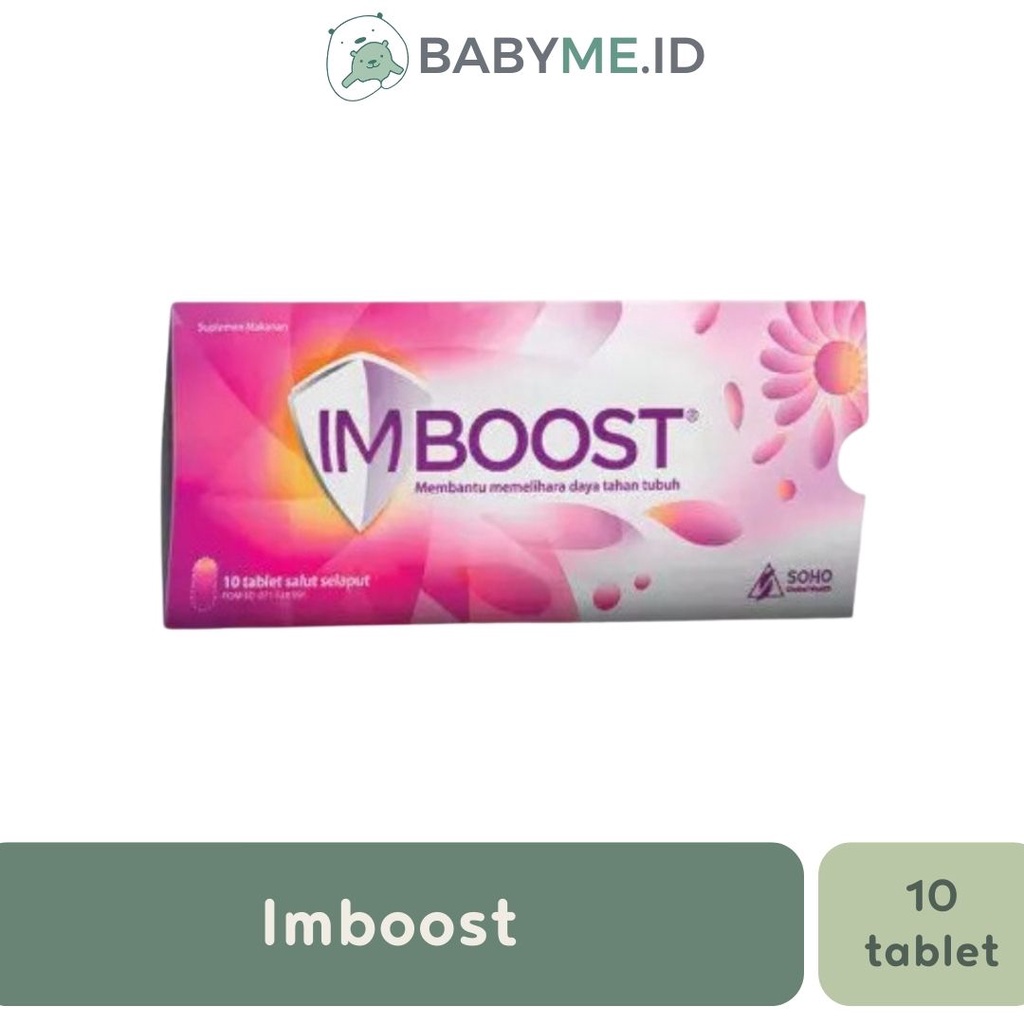 Imboost Tablet Strip Isi 10 - Vitamin Penambah Sistem Imun