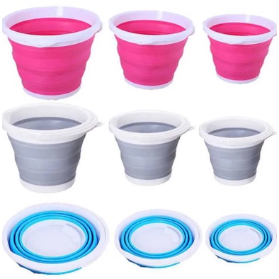 Futureworld Ember Lipat Portable 3L 5L 10L Water Bucket Foldable Collapsible Baskom Multifungsi ST